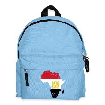Ägypten_Flagge_Afrika_used - Kinder Rucksack - Hellblau - Vorne