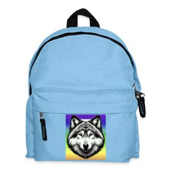 Loup - Sac à dos Enfant - bleu clair - Devant