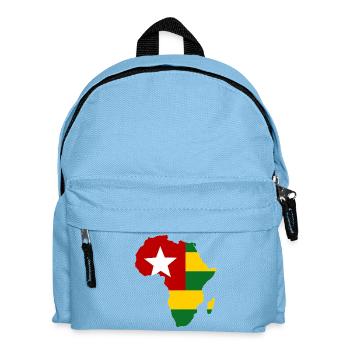Togo_Flagge_Afrika - Sac à dos Enfant - bleu clair - Devant