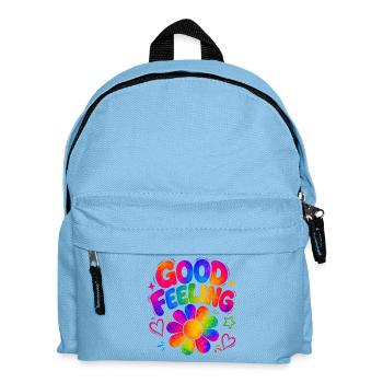 BONNE SENSATION - Ambiances rétro colorées avec un flower power - Sac à dos Enfant - bleu clair - Devant
