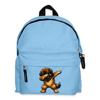 Dabbing Leonberger - Kinder Rucksack - Hellblau - Vorne