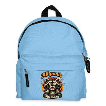 Toute panique Pas de raton laveur disco - Sac à dos Enfant - bleu clair - Devant