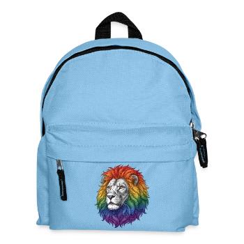 Pride Month LGBTQ - Fierce Lion - Kids' Backpack - light blue - Front