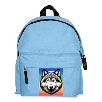 Loup - Sac à dos Enfant - bleu clair - Devant