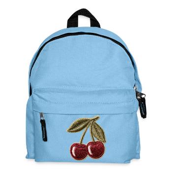 Motif d’écusson brodeur de cerises - Sac à dos Enfant - bleu clair - Devant