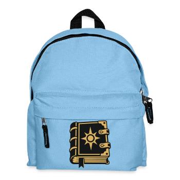 Zauberbuch Stern Magie Icon - Kinder Rucksack - Hellblau - Vorne