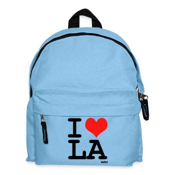 la - Kinder Rucksack - Hellblau - Vorne
