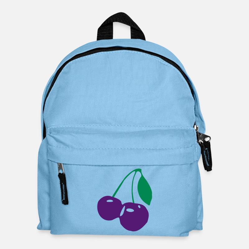 Cherries Cherry - Kids' Backpack - light blue
