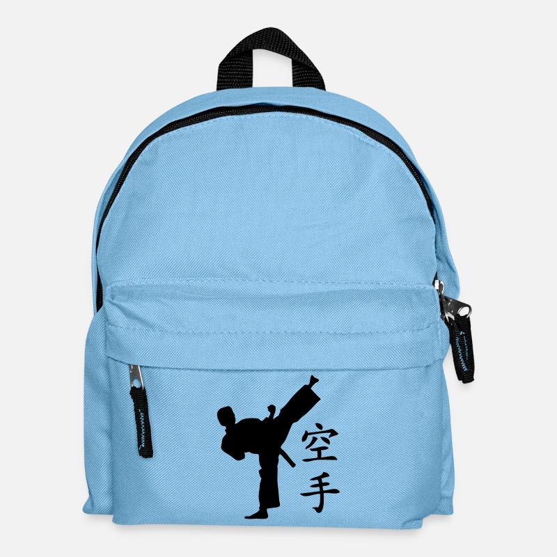 karate - Kinder Rucksack - Hellblau