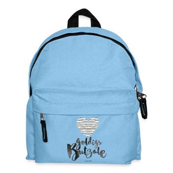 goldigs Butzale Stripes - Kinder Rucksack - Hellblau - Vorne