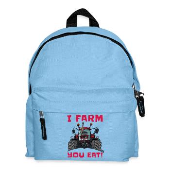 Je ferme vous mangez cas - Sac à dos Enfant - bleu clair - Devant