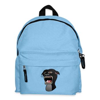 Tattoo Panter Kopf Körperkunst T-Shirt & Geschen - Kinder Rucksack - Hellblau - Vorne