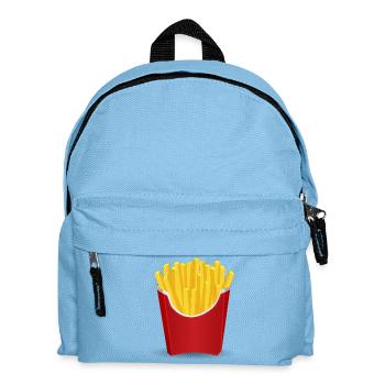 French fries - Kids' Backpack - light blue - Front