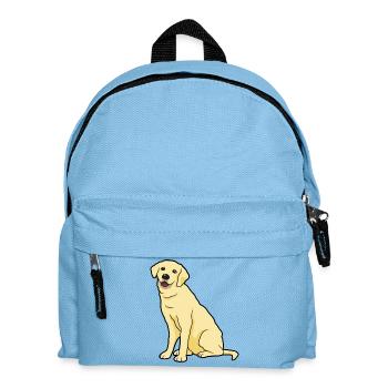 Golden Labrador Dogs & Puppys - Kids' Backpack - light blue - Front