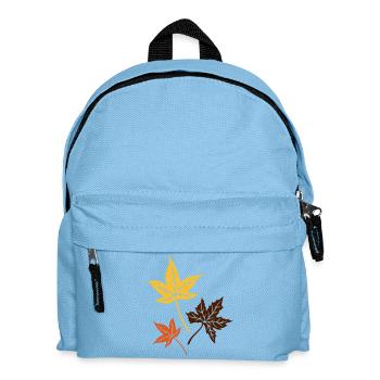 Les feuilles d'automne. Érable, été indien. Canada - Sac à dos Enfant - bleu clair - Devant