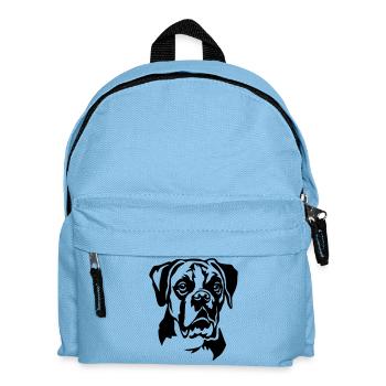 Tête de boxeur - Sac à dos Enfant - bleu clair - Devant