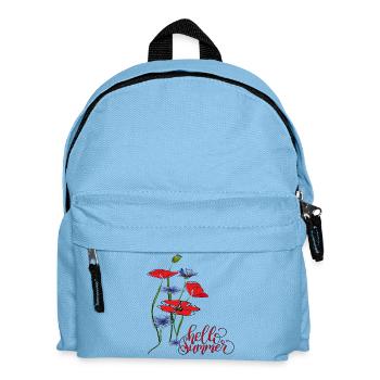 hello Summer - Kinder Rucksack - Hellblau - Vorne