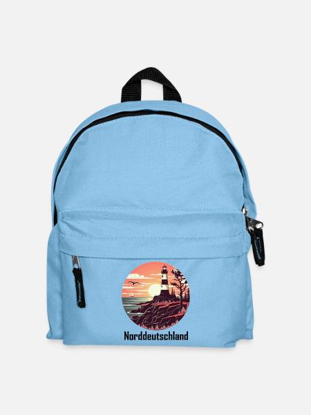 Norddeutschland - Kinder Rucksack - Hellblau