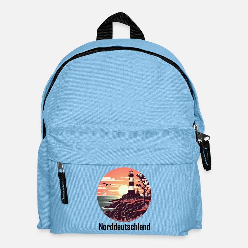 Norddeutschland - Kinder Rucksack - Hellblau