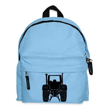 Ackerschlepper hinten - Kinder Rucksack - Hellblau - Vorne