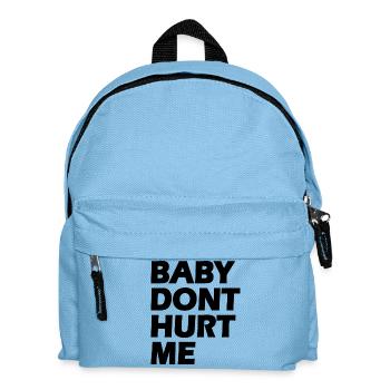 Baby dont hurt me - Sac à dos Enfant - bleu clair - Devant