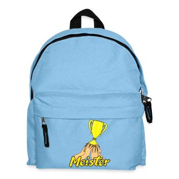 Triumphier Trophäen-Design - Kinder Rucksack - Hellblau - Vorne