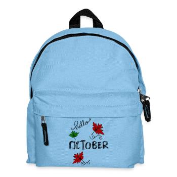 Octobre Automne - Sac à dos Enfant - bleu clair - Devant