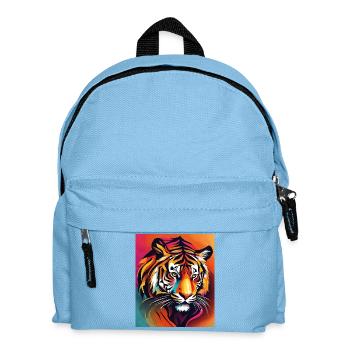 Tigre - Sac à dos Enfant - bleu clair - Devant