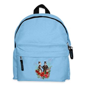 Bonhomme de neige steampunk - Sac à dos Enfant - bleu clair - Devant