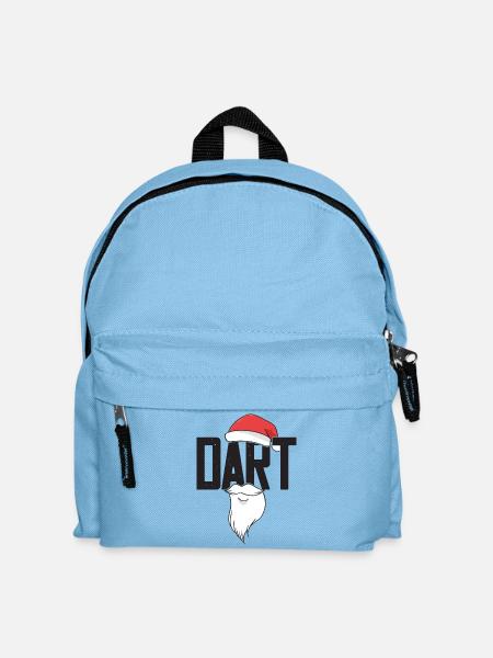 Dart Enthusiast Darts Board Meister Dart Spieler - Kinder Rucksack - Hellblau