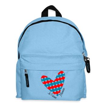 LIEBE. PAAR. ICH HABE GERADE GEHEIRATET. Junggesellinnenabschied. VALENTINSTAG. - Kinder Rucksack - Hellblau - Vorne