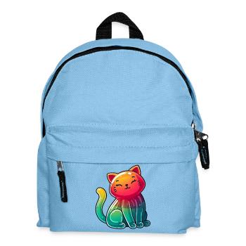 Chat - Sac à dos Enfant - bleu clair - Devant