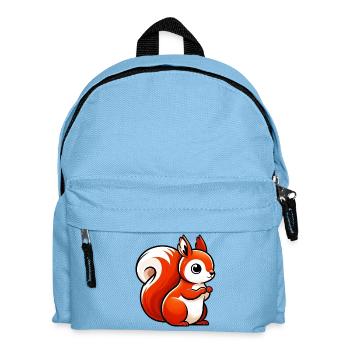 Squirrel - Kids' Backpack - light blue - Front