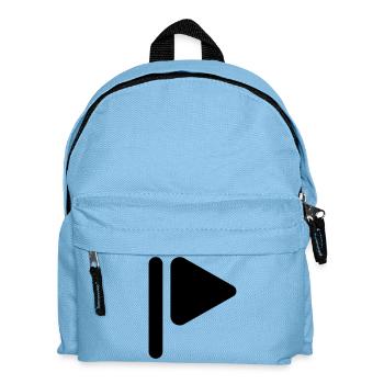 L'icone d'un Touriste au Golf - Sac à dos Enfant - bleu clair - Devant