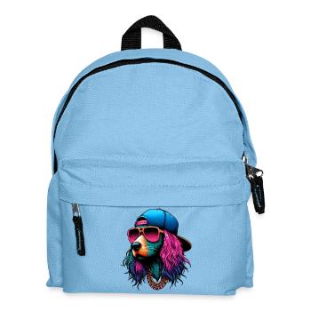 Dog - Kids' Backpack - light blue - Front