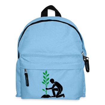 Environnement de plantation - Sac à dos Enfant - bleu clair - Devant