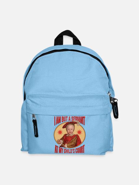 Renaissance Parenting Ironie - Kinder Rucksack - Hellblau