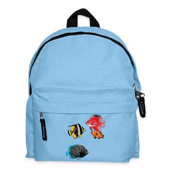 Poissons exotiques - Sac à dos Enfant - bleu clair - Devant