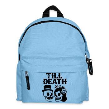 Bride and groom till death - Kids' Backpack - light blue - Front