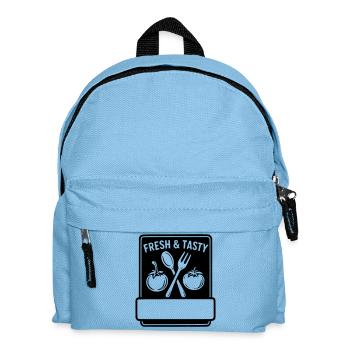 Fresh and tasty - LAST NAME FIRST NAME - Kids' Backpack - light blue - Front