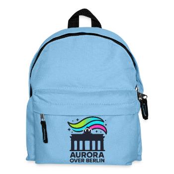 Aurora over Berlin - Kinder Rucksack - Hellblau - Vorne