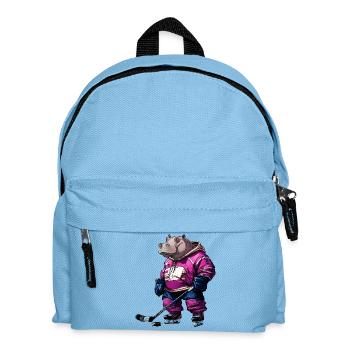 Nilpferde Eishockey - Kids' Backpack - light blue - Front