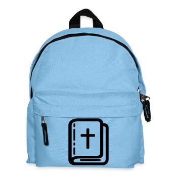 Bible - Kids' Backpack - light blue - Front