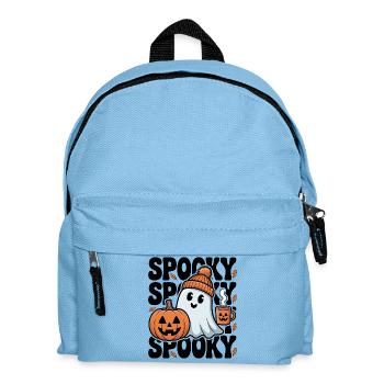Halloween Spooky Ghost - Kinder Rucksack - Hellblau - Vorne