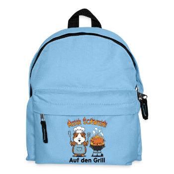 Plus de porc ! Sur le gril - Sac à dos Enfant - bleu clair - Devant