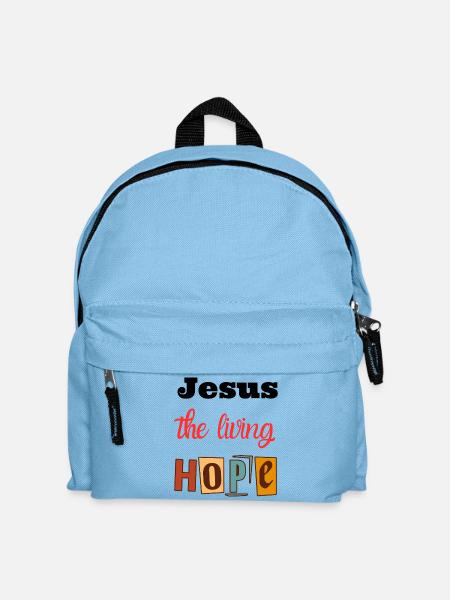 Joie de vivre Hope Design - Kids' Backpack - light blue