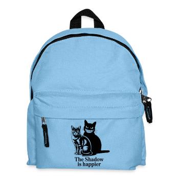 Shadow Cats Silhouette Duo - Kinder Rucksack - Hellblau - Vorne