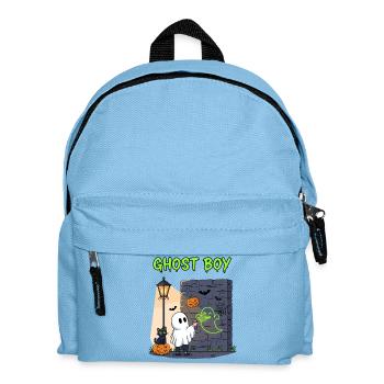 Ghost Boy Halloween Graffiti - Sac à dos Enfant - bleu clair - Devant