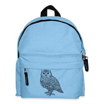 Snowy Owl Ornament - Kids' Backpack - light blue - Front