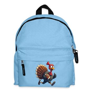 Thanksgiving Football Truthahn - Kinder Rucksack - Hellblau - Vorne